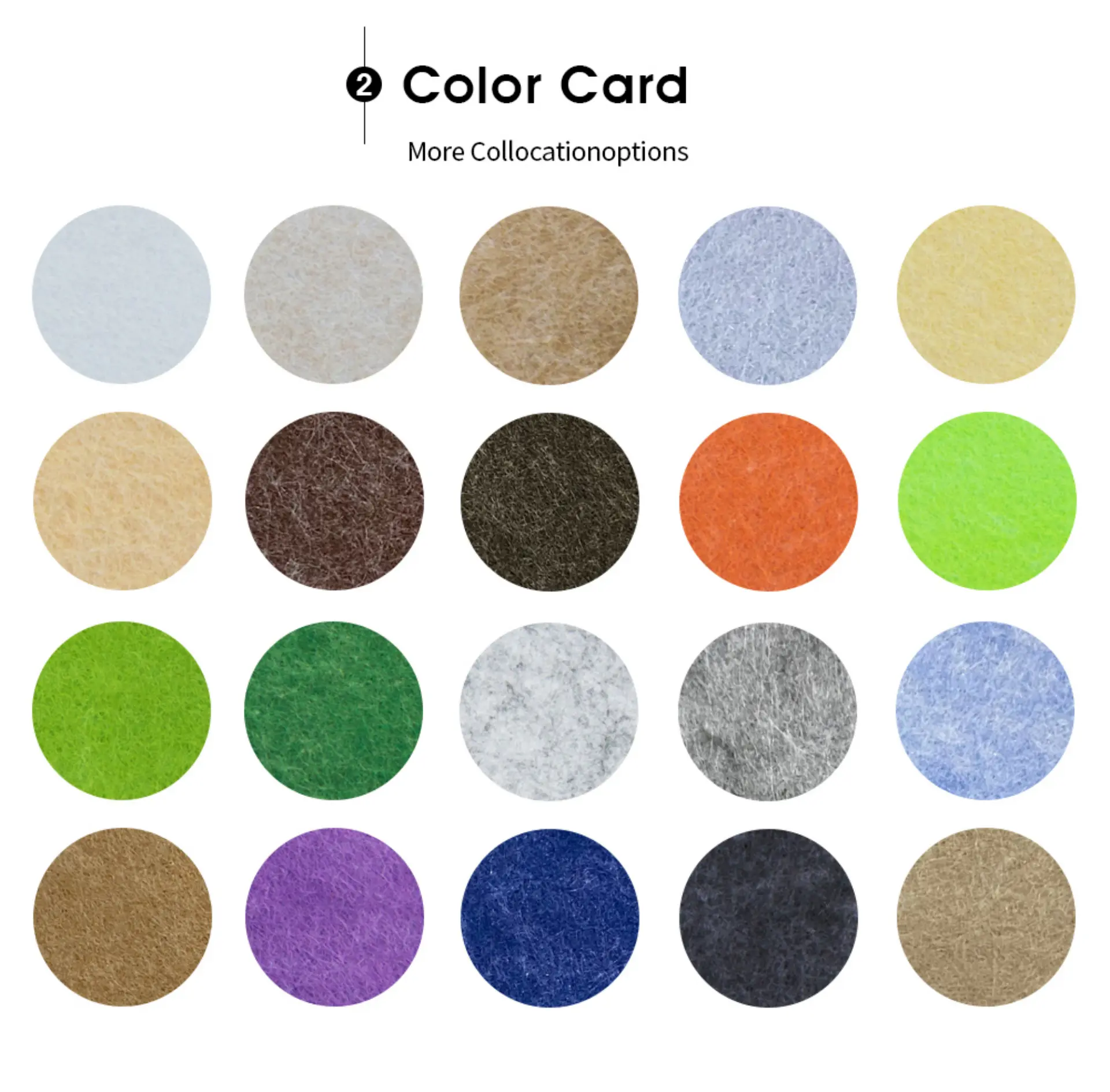 4polyester acoustic panel color